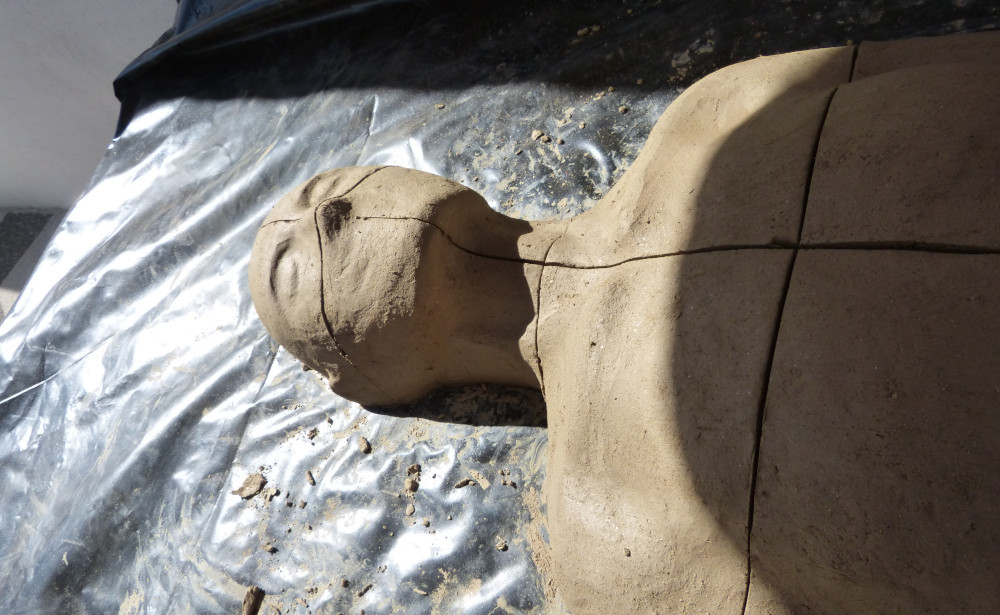 Hombre de barro proceso